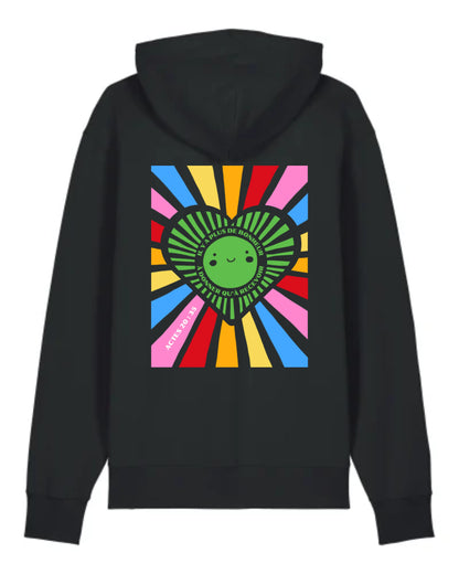 Hoodie "Il y a plus de bonheur à donner qu'à recevoir" (Actes 20:35)