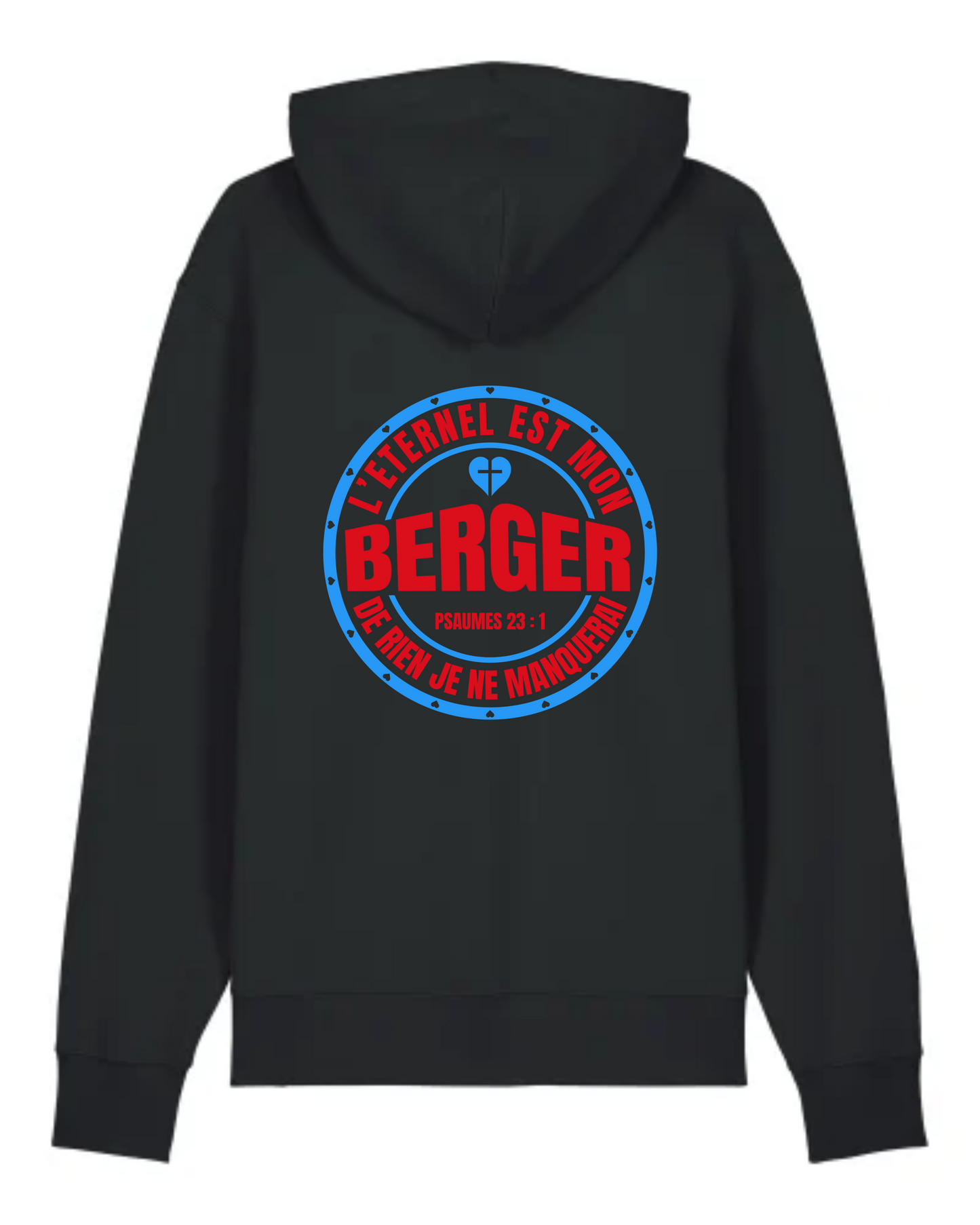 Hoodie "L'Eternel est mon berger" (Psaumes 23:1)