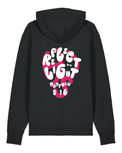 Hoodie "Reflect His Light" (Matthieu 5:16)