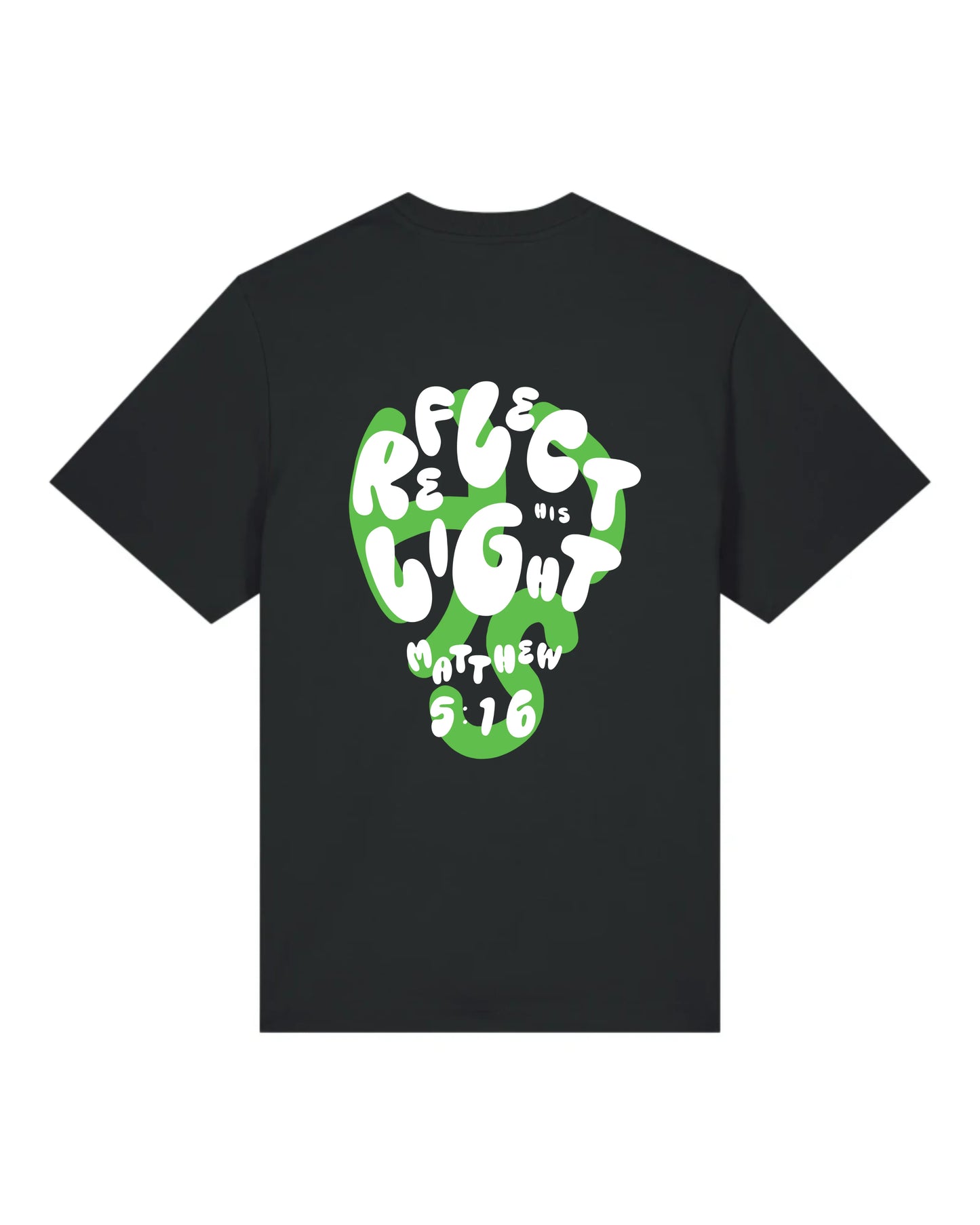 T-shirt "Reflect His Light" (Matthieu 5:16)