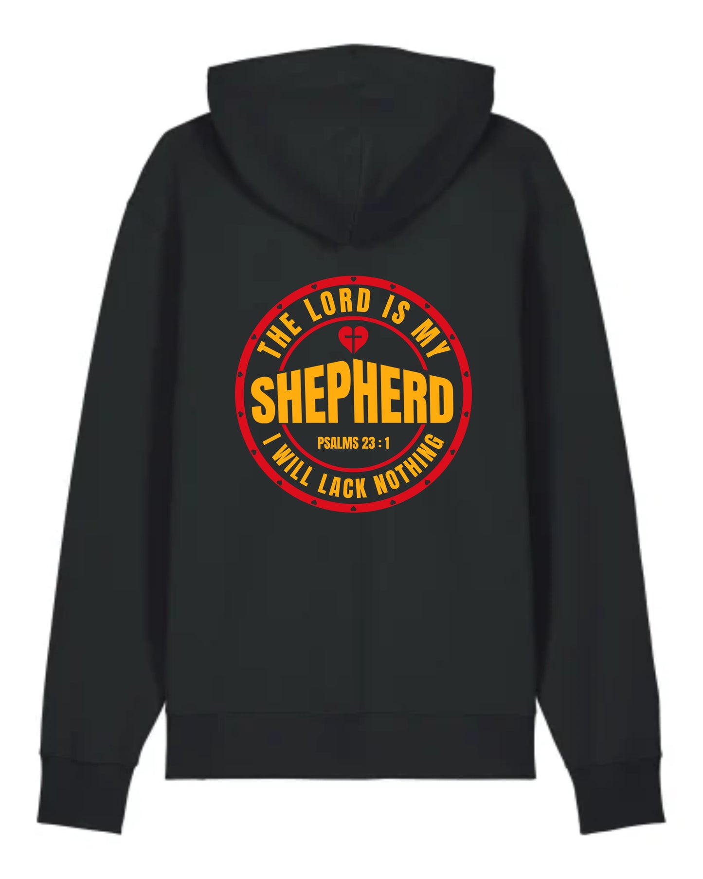 Hoodie "The Lord is my Shepherd" (Psaumes 23:1)