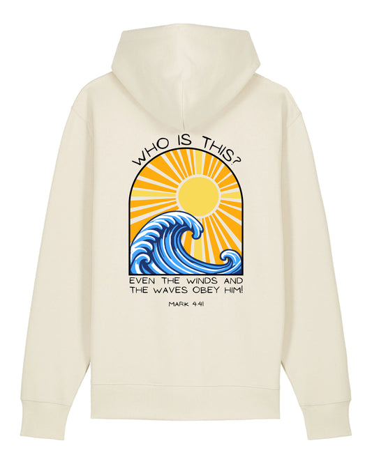 Hoodie "Who is this?" (Marc 4:41)